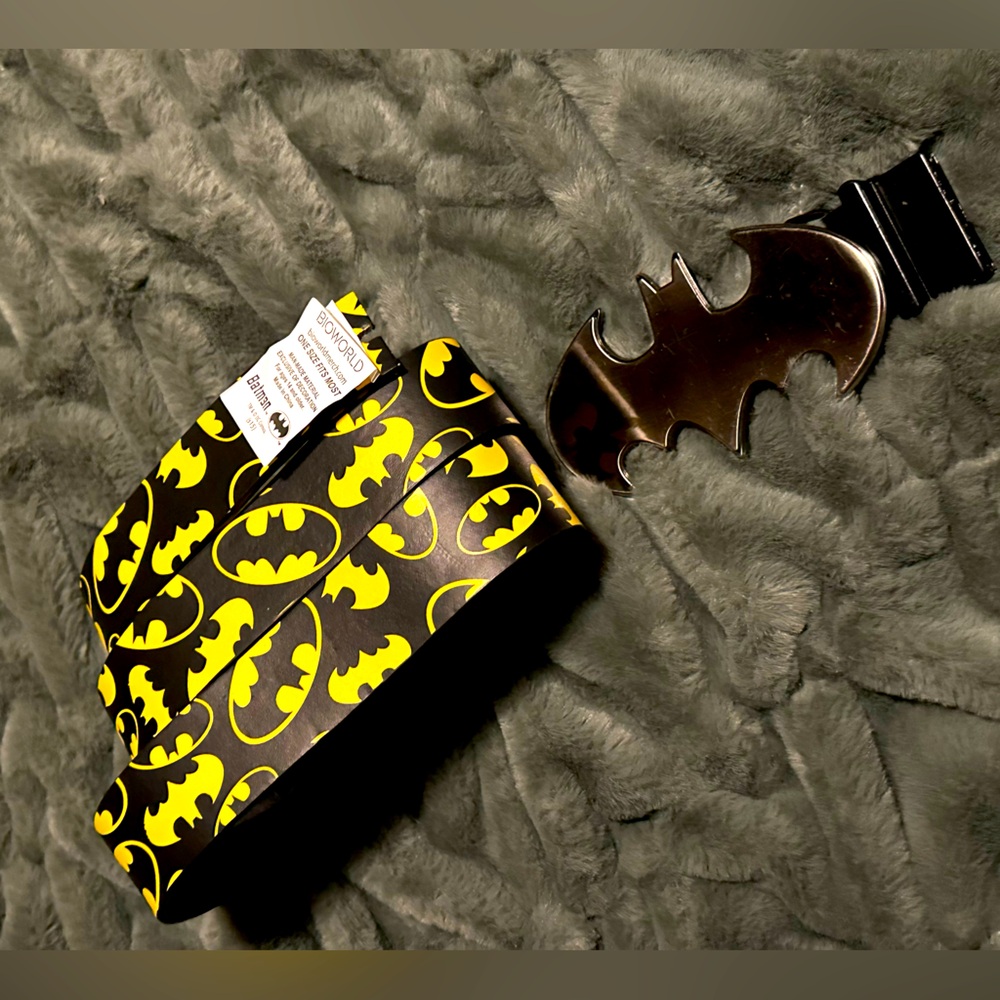 Batman Belt & Buckle New